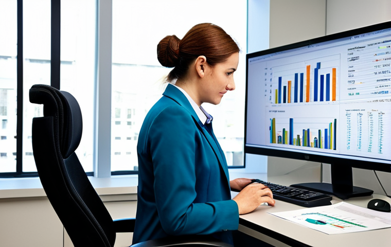 **
"A professional policy analyst, fully clothed in modest office attire, reviewing data on a computer screen in a modern government office. Charts and graphs are visible, displaying key performance indicators. Safe for work, appropriate content, perfect anatomy, correct proportions, family-friendly, high quality, professional."
**
