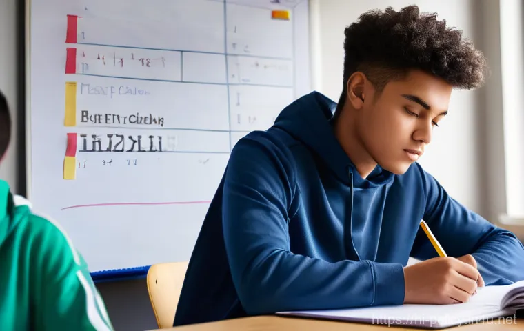 정책분석사 시험 준비 전략 - **Prompt 1: "Building the Foundation of Knowledge"**
    A young student, appearing around 16-18 yea...