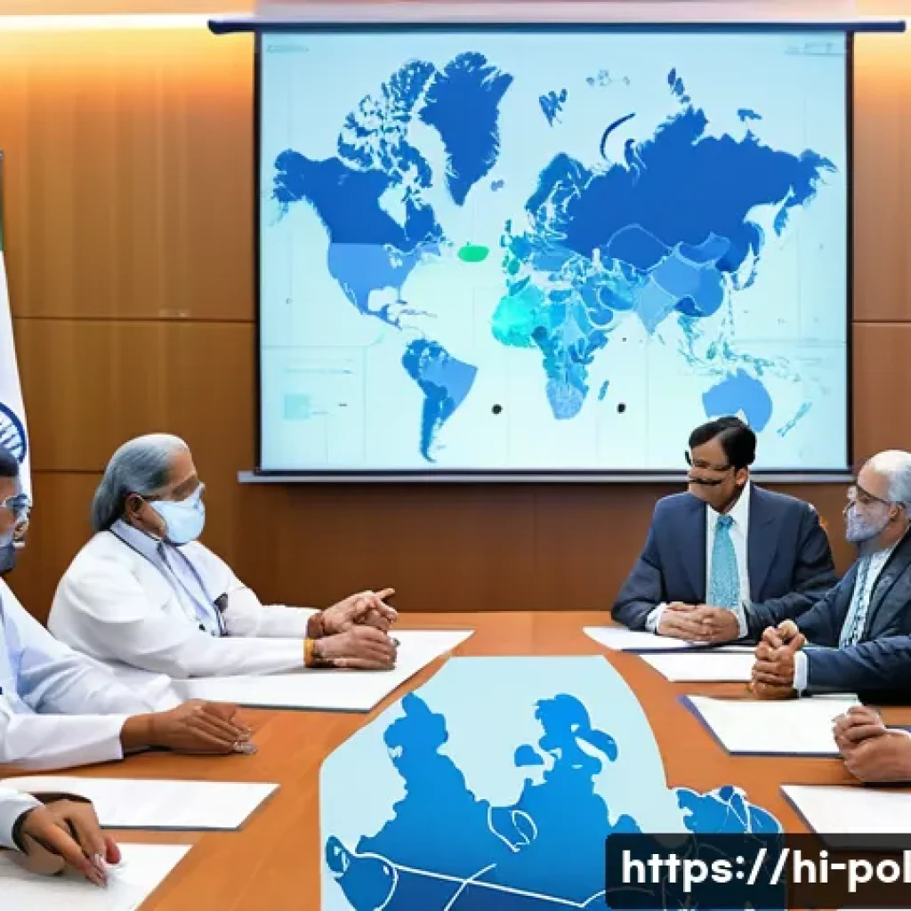 정책분석사와 환경 정책 연구 - A detailed and realistic digital illustration of a diverse group of Indian scientists and policymake...