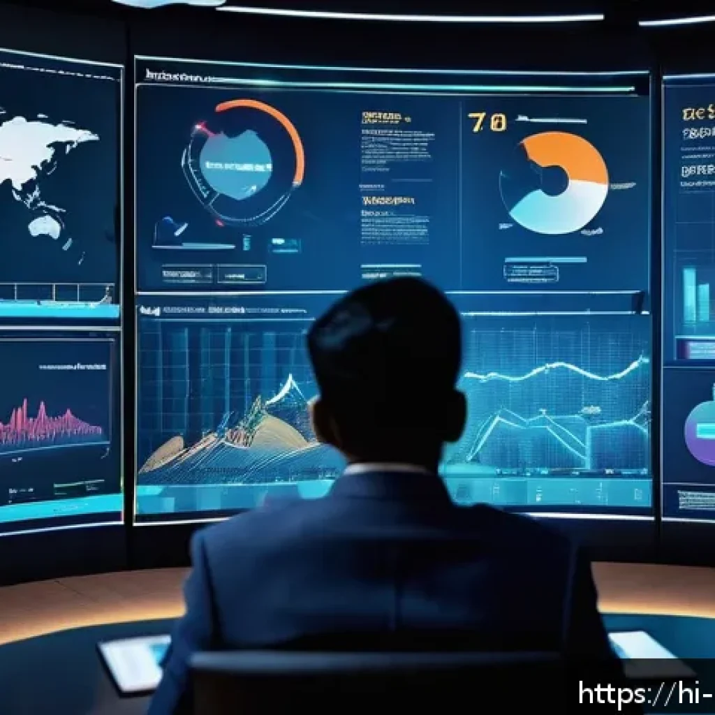 정책분석사와 데이터 통계의 활용 사례 - A detailed and vibrant illustration of an Indian policymaker using advanced AI and machine learning ...